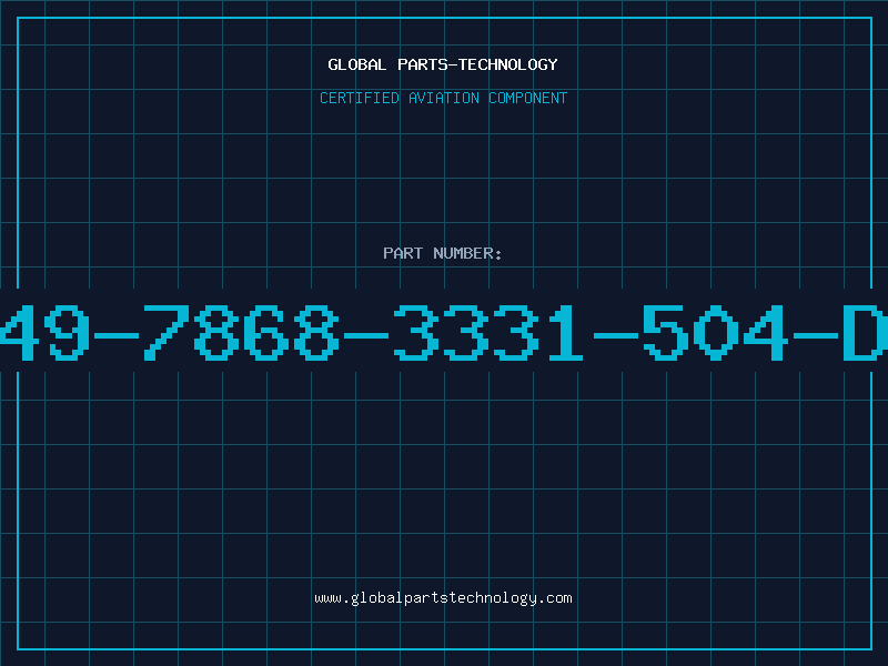 Aviation Part 249-7868-3331-504-DL
