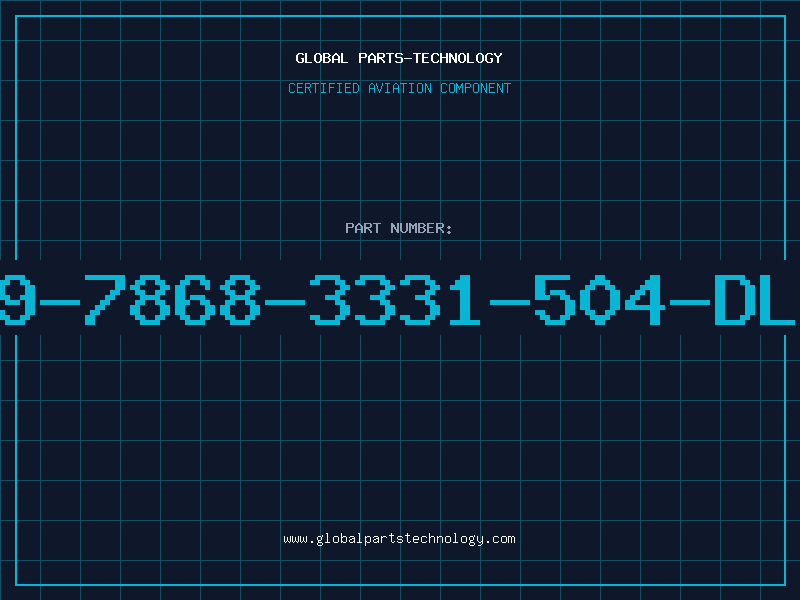 Aviation Part 249-7868-3331-504-DLCO