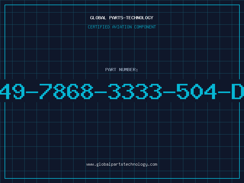 Aviation Part 249-7868-3333-504-DL