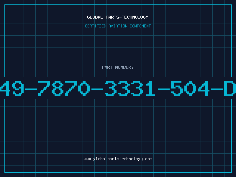 Aviation Part 249-7870-3331-504-DL