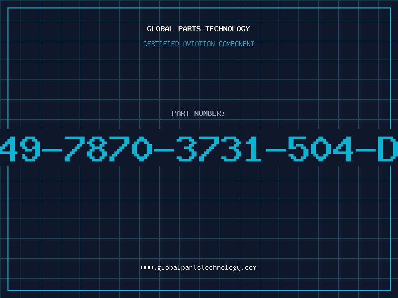 Aviation Part 249-7870-3731-504-DL