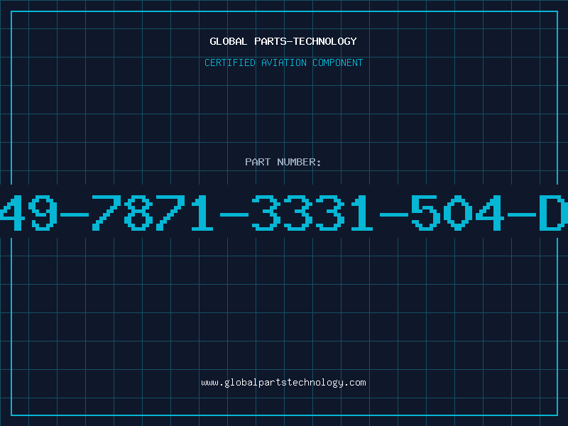 Aviation Part 249-7871-3331-504-DL