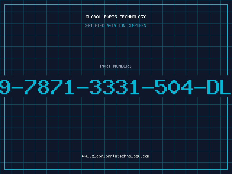 Aviation Part 249-7871-3331-504-DLCO