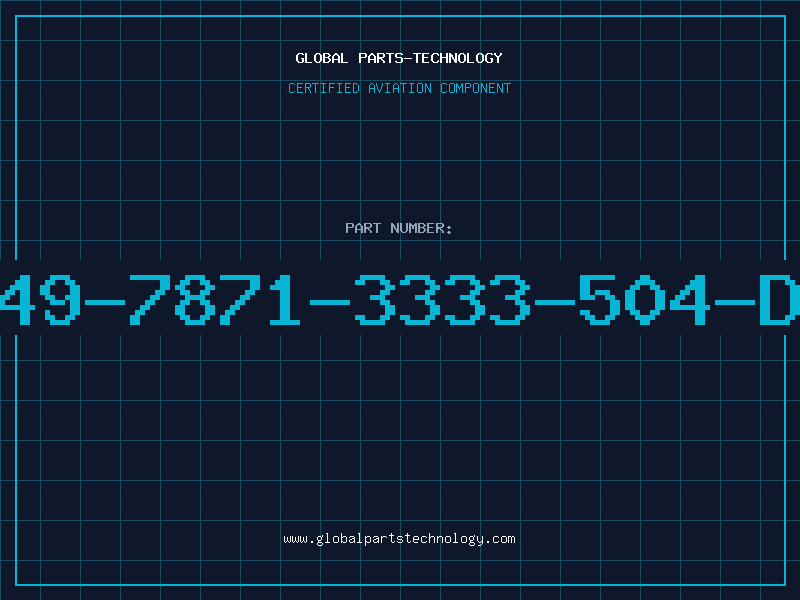 Aviation Part 249-7871-3333-504-DL