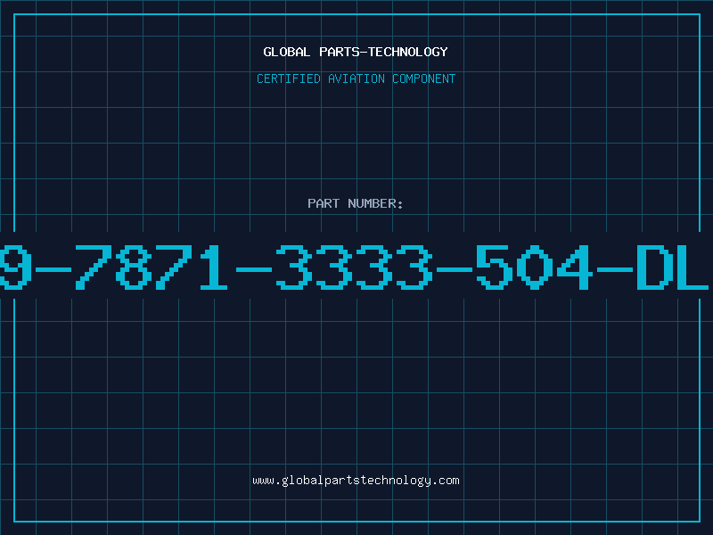 Aviation Part 249-7871-3333-504-DLCO