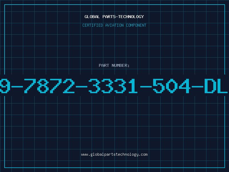 Aviation Part 249-7872-3331-504-DLCO