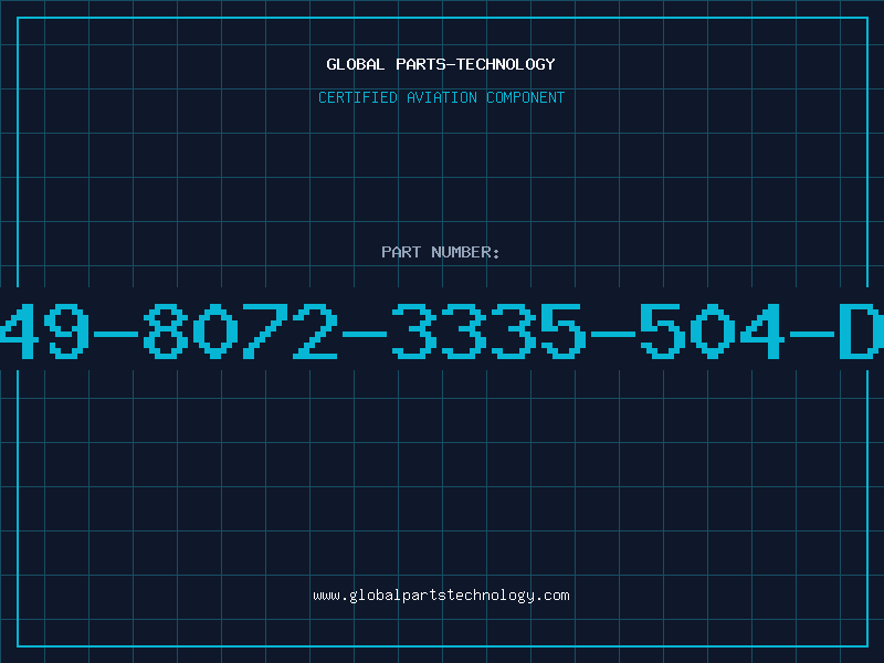 Aviation Part 249-8072-3335-504-DL