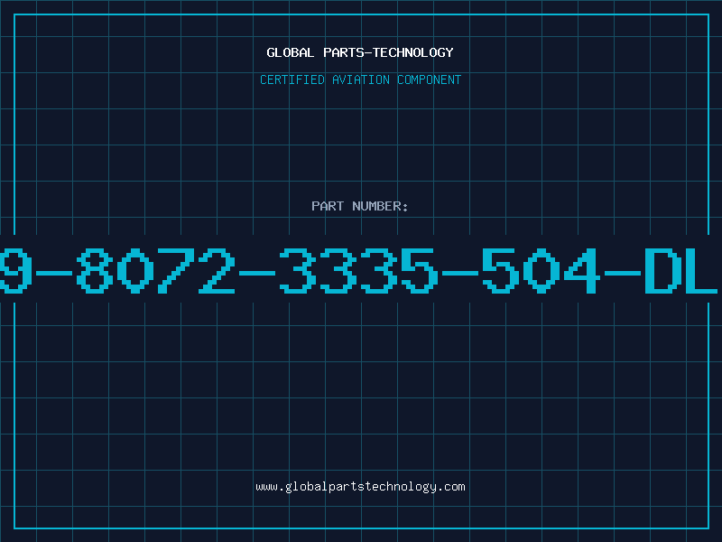 Aviation Part 249-8072-3335-504-DLCO
