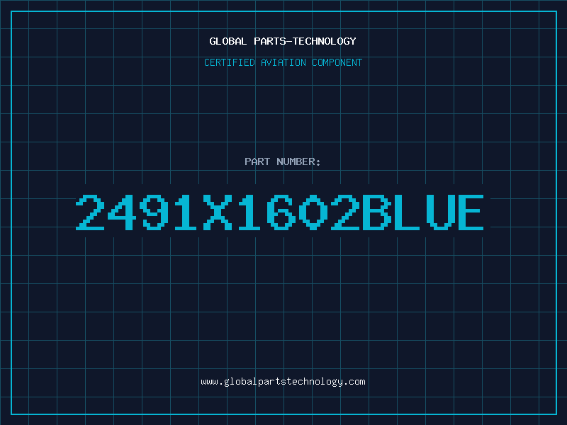 Aviation Part 2491X1602BLUE