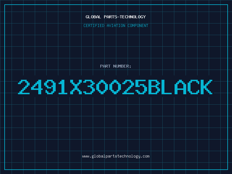 Aviation Part 2491X30025BLACK