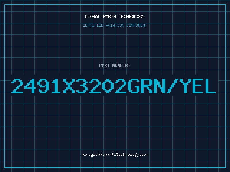 Aviation Part 2491X3202GRN/YEL