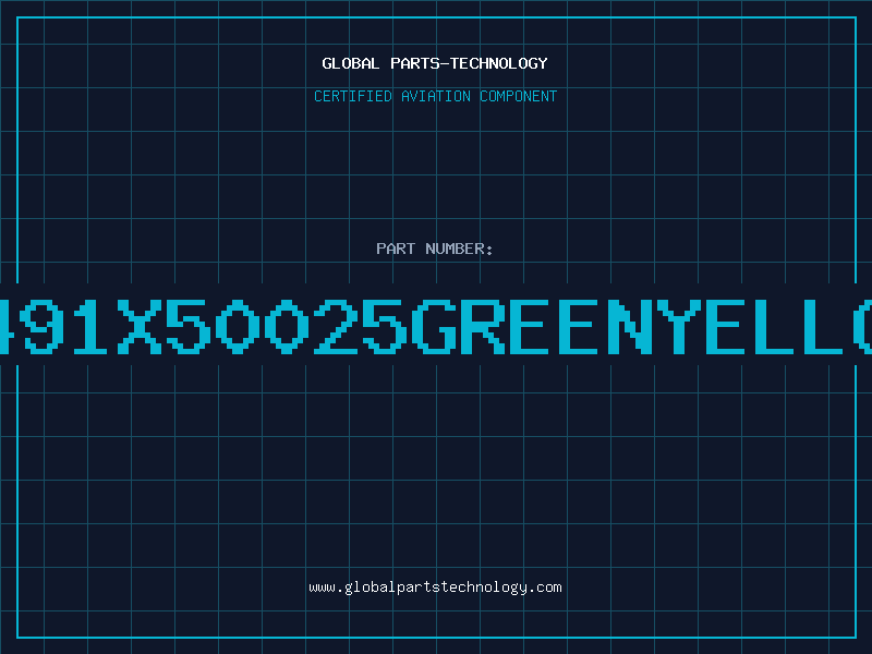 Aviation Part 2491X50025GREENYELLOW