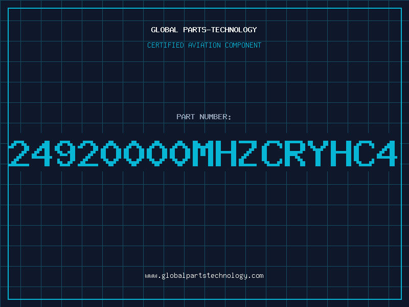 Aviation Part 24920000MHZCRYHC4