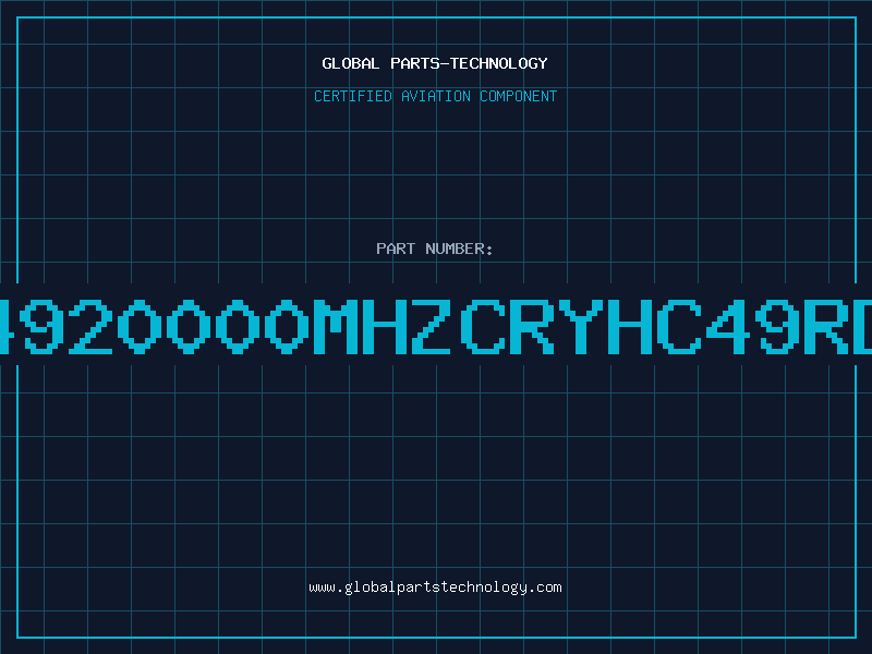 Aviation Part 24920000MHZCRYHC49RDS