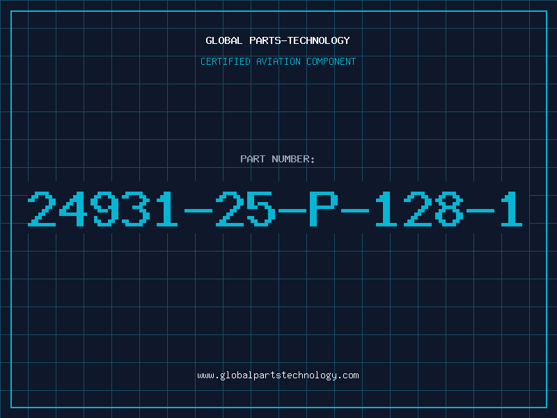 Aviation Part 24931-25-P-128-1
