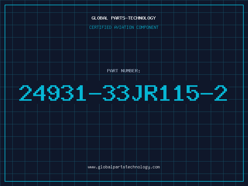 Aviation Part 24931-33JR115-2