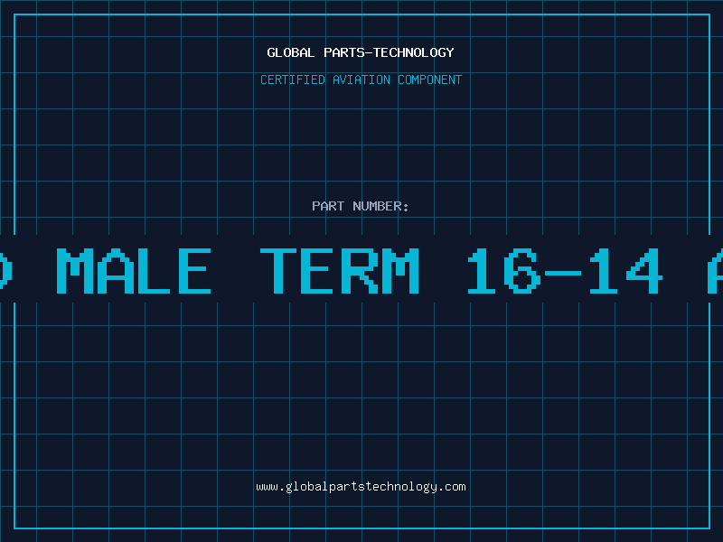 Aviation Part 250 MALE TERM 16-14 AWG