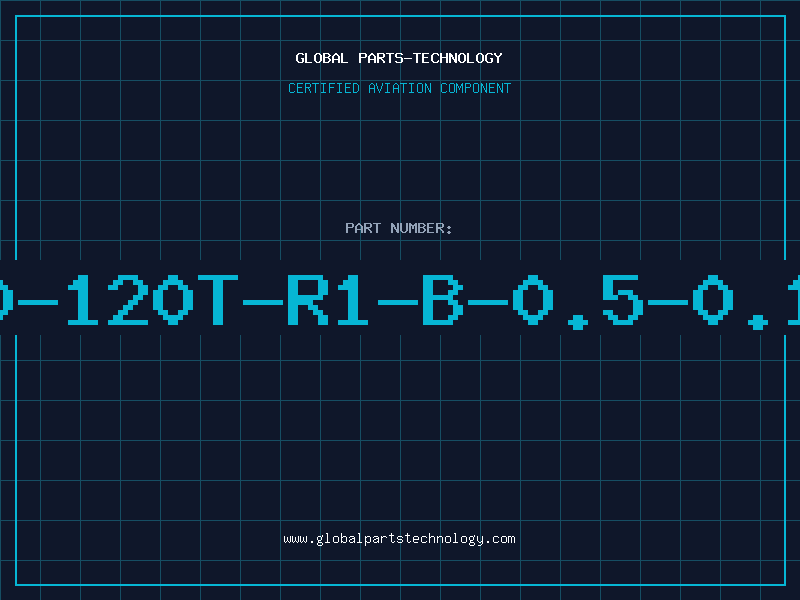 Aviation Part 250-120T-R1-B-0.5-0.125