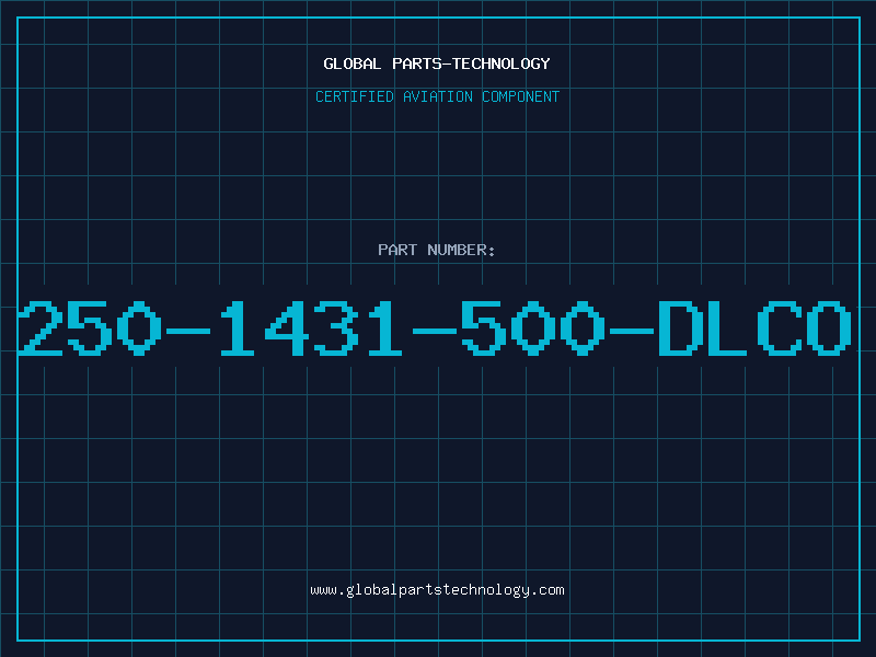 Aviation Part 250-1431-500-DLCO
