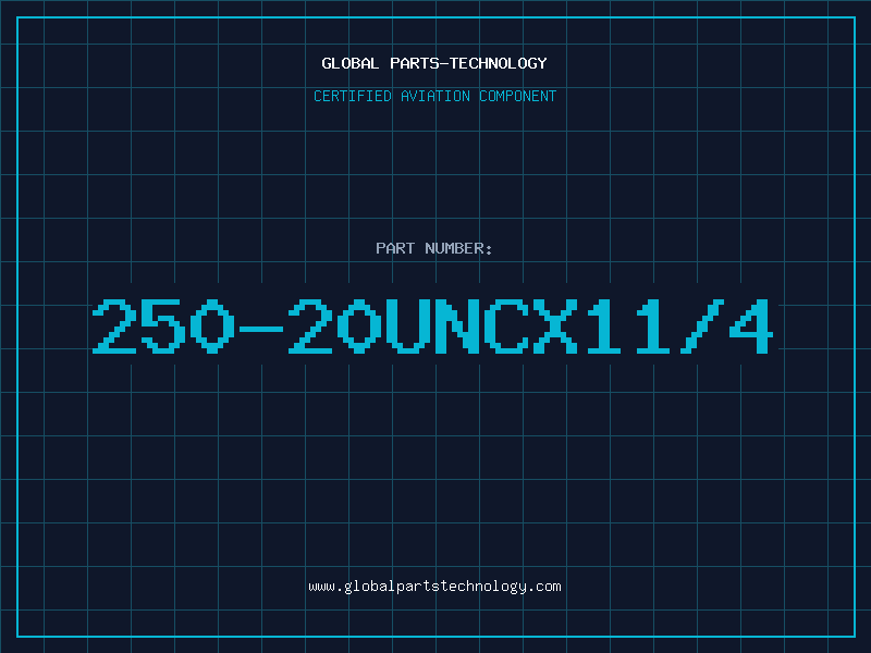 Aviation Part 250-20UNCX11/4