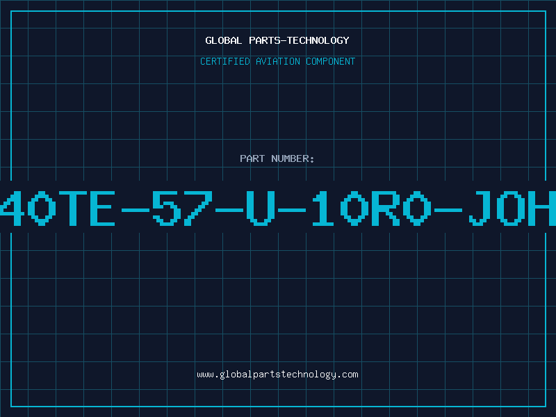 Aviation Part 250-40TE-57-U-10R0-JOhmite