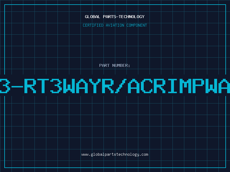 Aviation Part 2500-03-RT3WAYR/ACRIMPWAFER0.1