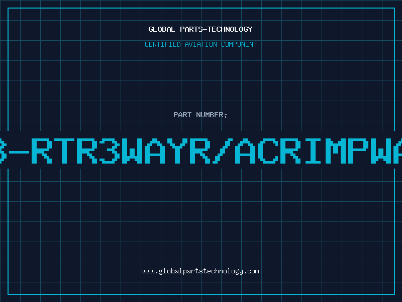 Aviation Part 2500-03-RTR3WAYR/ACRIMPWAFER0.1