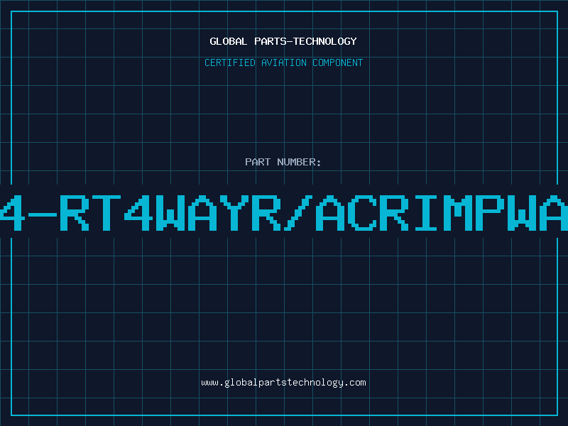 Aviation Part 2500-04-RT4WAYR/ACRIMPWAFER0.1