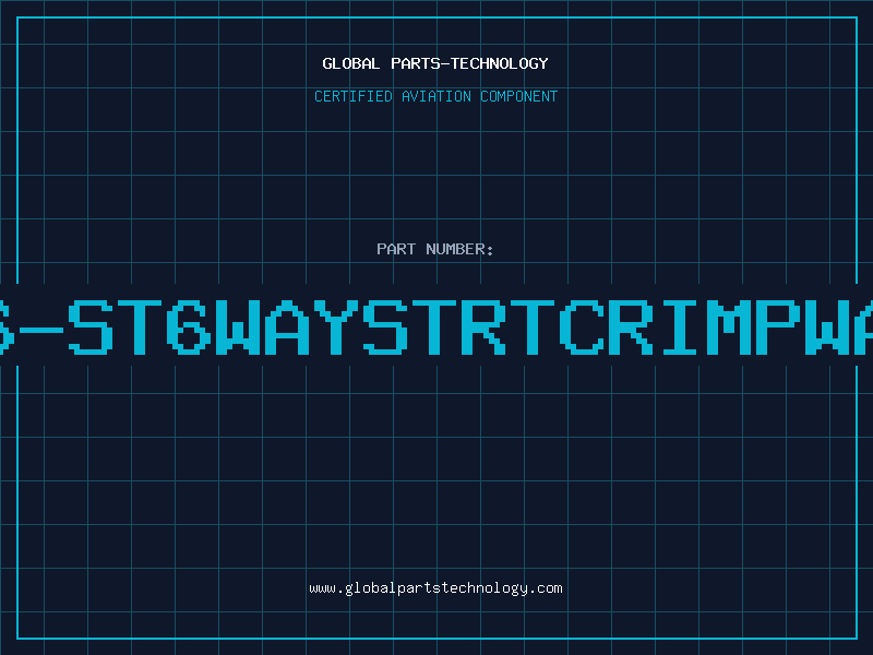 Aviation Part 2500-06-ST6WAYSTRTCRIMPWAFER0.1
