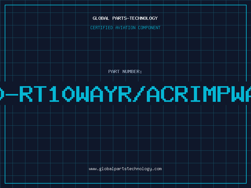 Aviation Part 2500-10-RT10WAYR/ACRIMPWAFER0.1