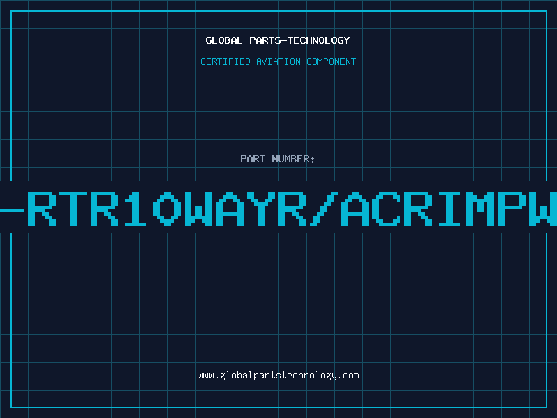 Aviation Part 2500-10-RTR10WAYR/ACRIMPWAFER0.1