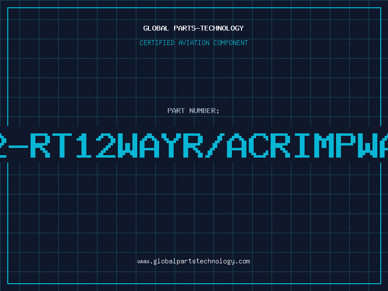 Aviation Part 2500-12-RT12WAYR/ACRIMPWAFER0.1