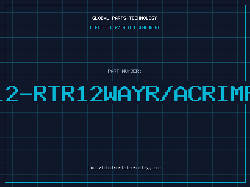 Aviation Part 2500-12-RTR12WAYR/ACRIMPWAFER