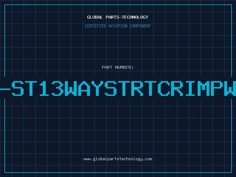 Aviation Part 2500-13-ST13WAYSTRTCRIMPWAFER0.1