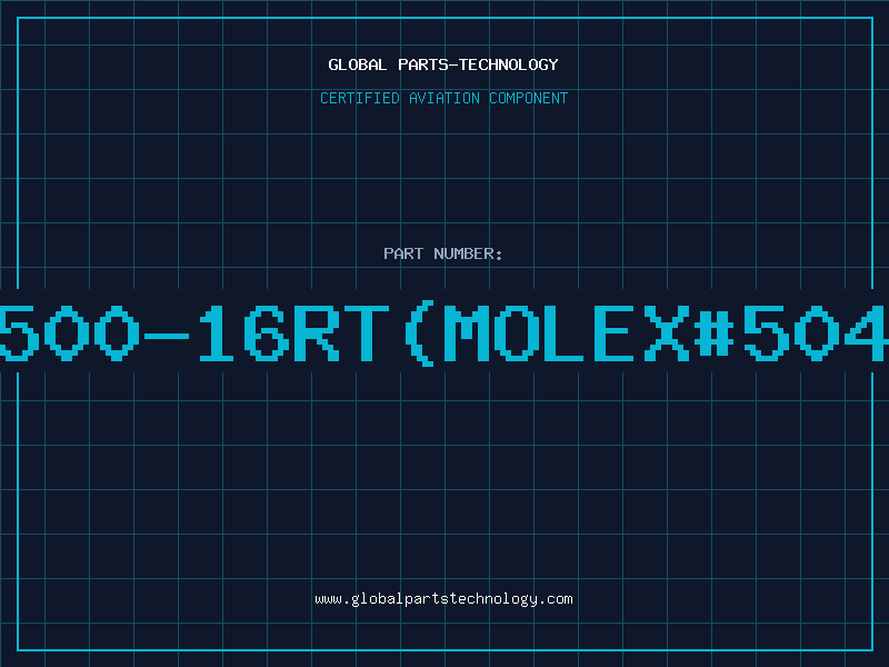 Aviation Part 2500-16RT(MOLEX#5046