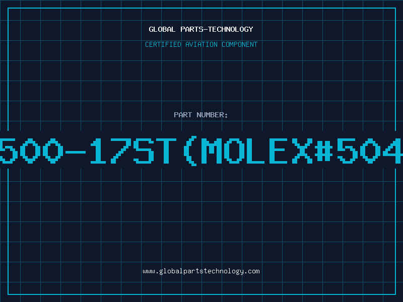 Aviation Part 2500-17ST(MOLEX#5045