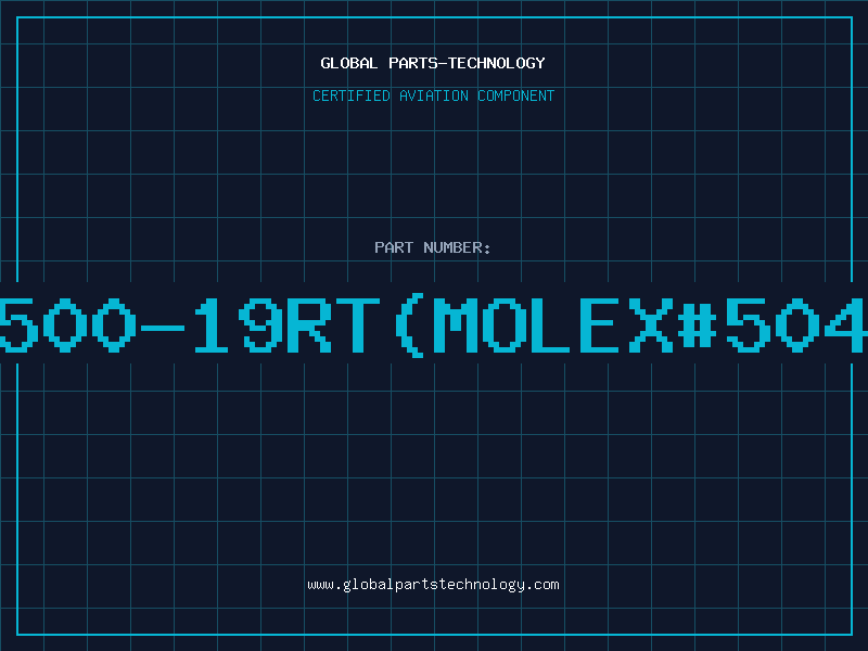 Aviation Part 2500-19RT(MOLEX#5046