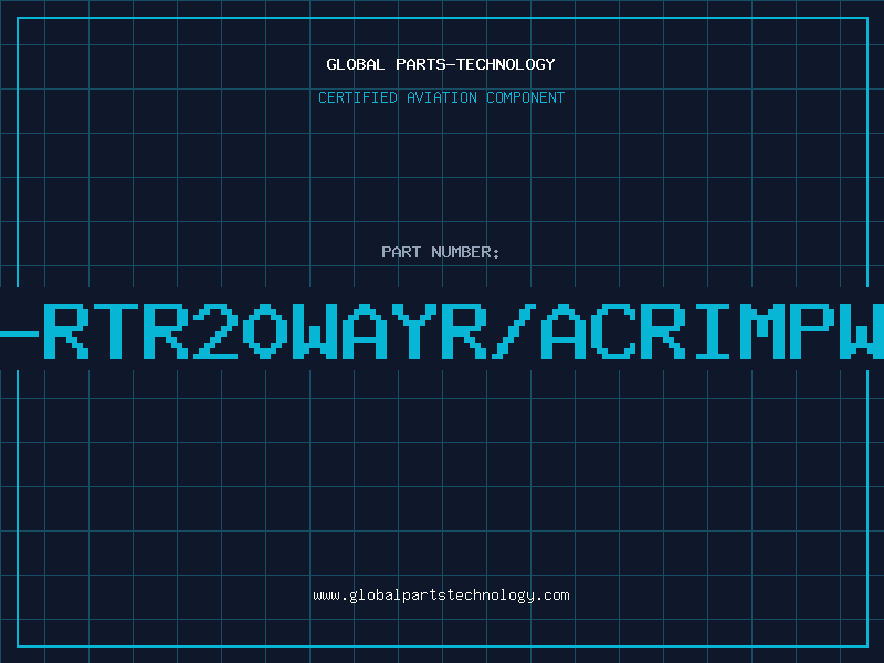 Aviation Part 2500-20-RTR20WAYR/ACRIMPWAFER0.1