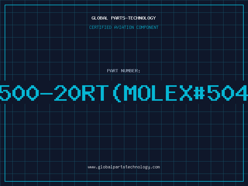 Aviation Part 2500-20RT(MOLEX#5046