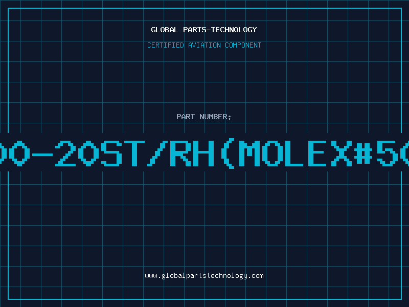 Aviation Part 2500-20ST/RH(MOLEX#5045