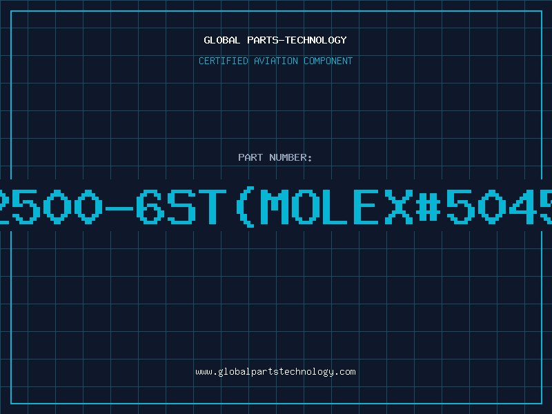 Aviation Part 2500-6ST(MOLEX#5045