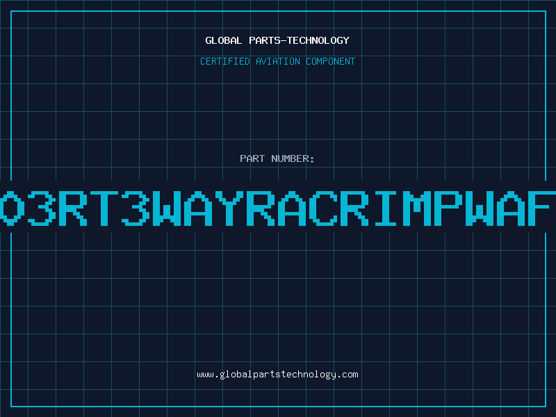 Aviation Part 250003RT3WAYRACRIMPWAFER01