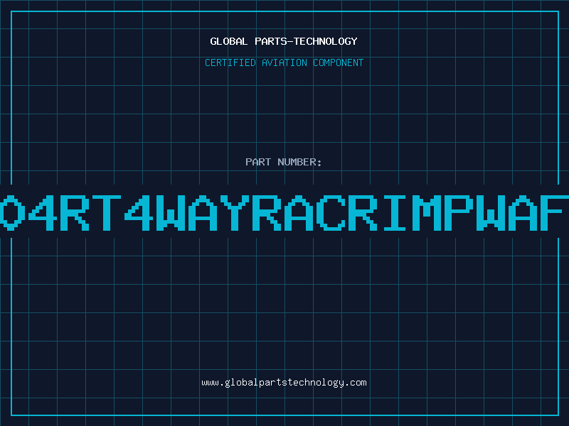 Aviation Part 250004RT4WAYRACRIMPWAFER01