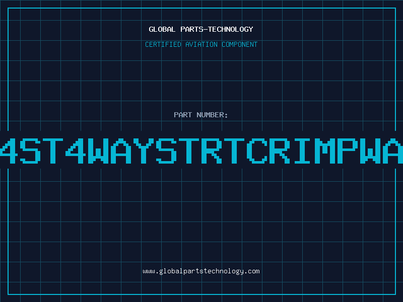 Aviation Part 250004ST4WAYSTRTCRIMPWAFER01