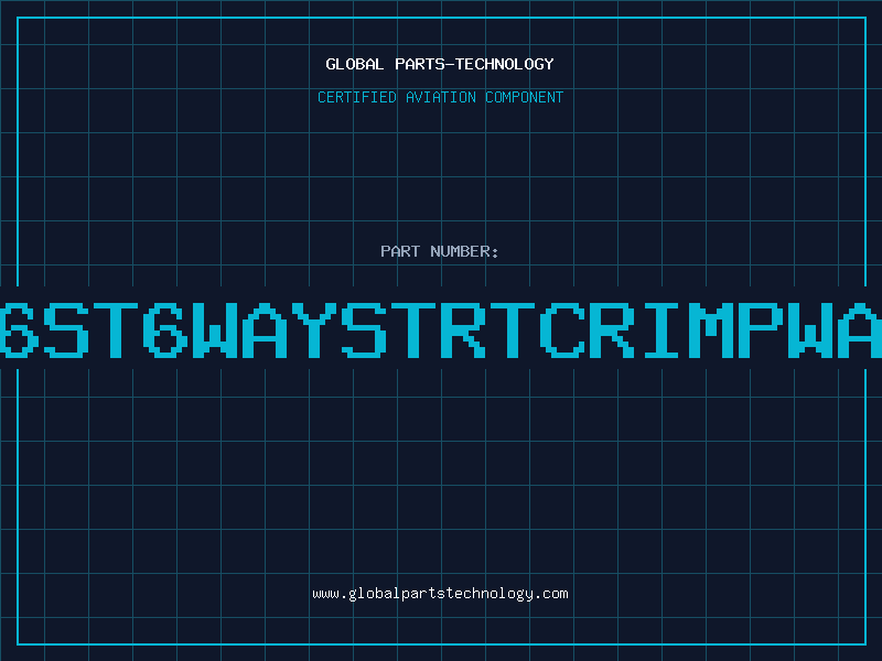 Aviation Part 250006ST6WAYSTRTCRIMPWAFER01