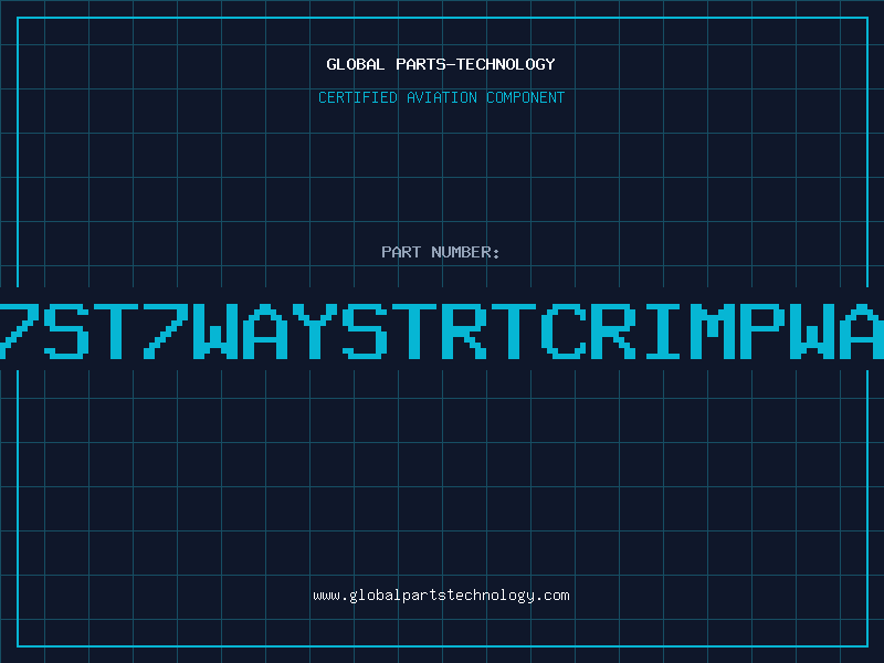 Aviation Part 250007ST7WAYSTRTCRIMPWAFER01