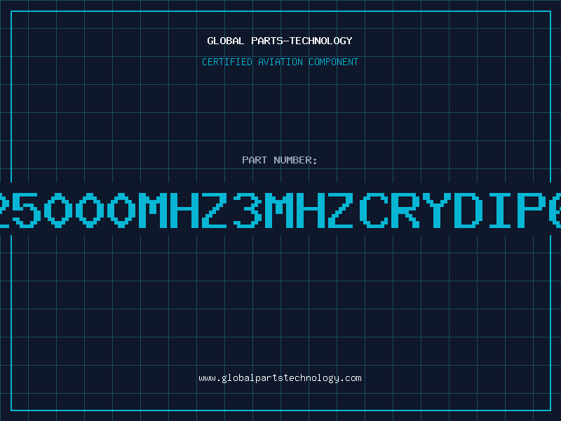 Aviation Part 25000MHZ3MHZCRYDIP6