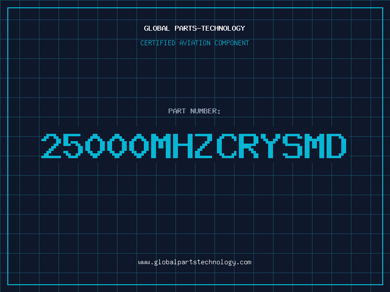 Aviation Part 25000MHZCRYSMD