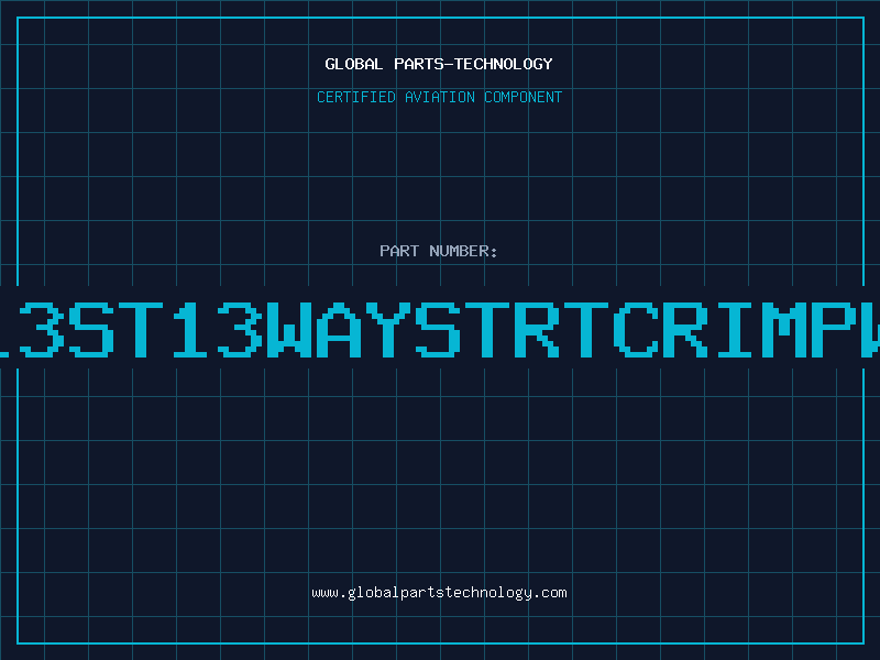 Aviation Part 250013ST13WAYSTRTCRIMPWAFER