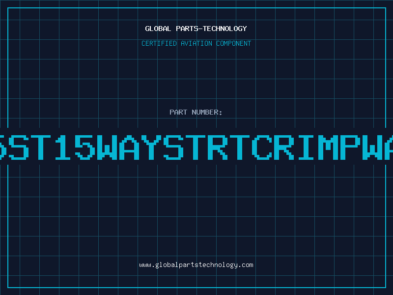 Aviation Part 250015ST15WAYSTRTCRIMPWAFER01